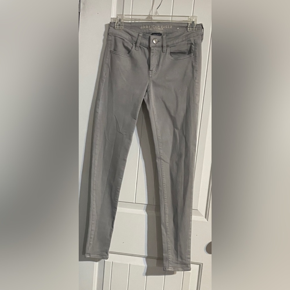 American Eagle Outfitters Gray Women Jeans